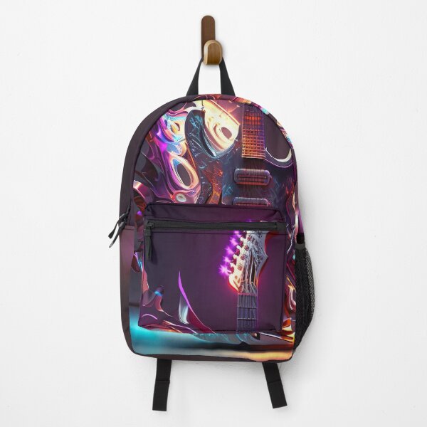Item preview, Neon Reverberations: Abstract Guitar Symphony designed and sold by iQuorra.