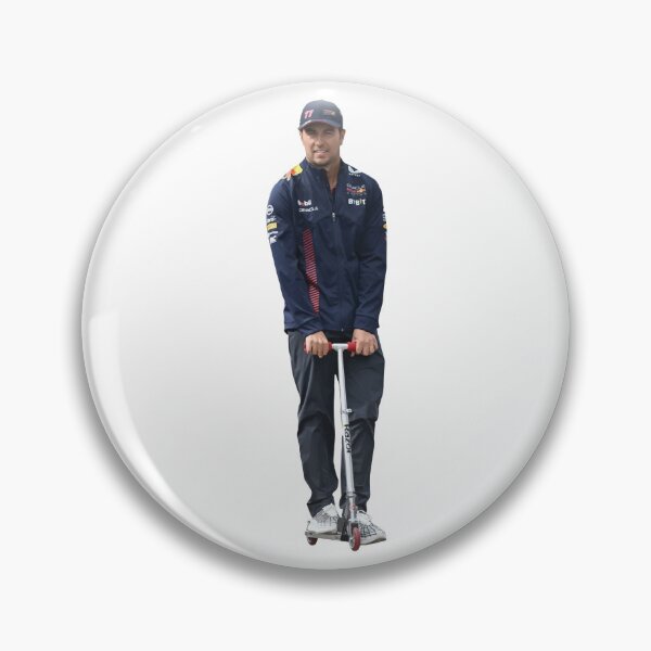 Item preview, Checo Sergio F1 Driver on a Scooter designed and sold by FormulaGTee1.