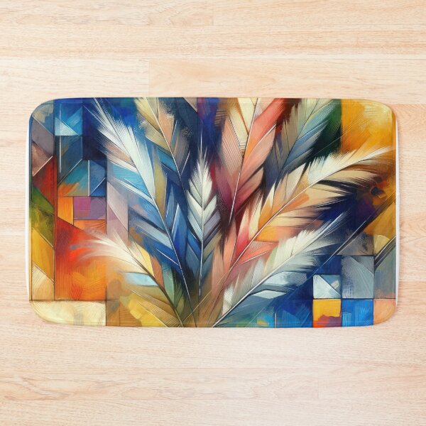 Item preview, Mosaic of Feathered Hues designed and sold by Vlark555.