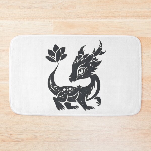 Item preview, Elvish Dragon Magic Vibes Floral Silhouette  designed and sold by DragonRealms.