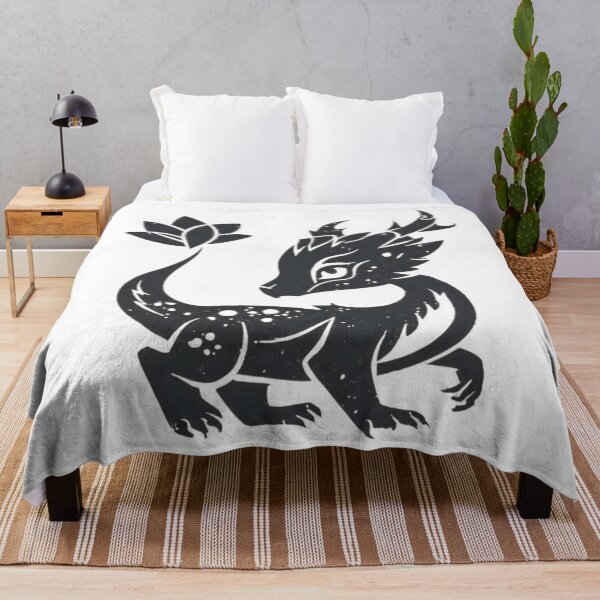 Item preview, Elvish Dragon Magic Vibes Floral Silhouette designed and sold by DragonRealms.