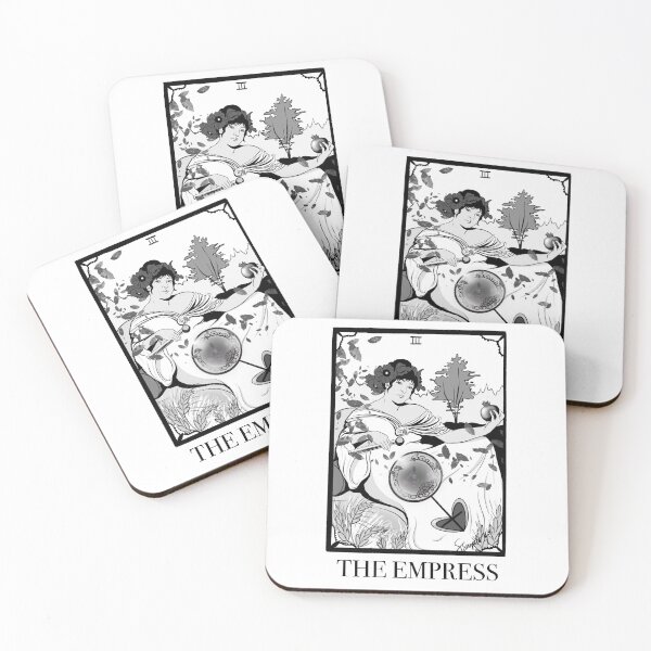 Item preview, The Empress Tarot Card B&W designed and sold by SierraSnipes.