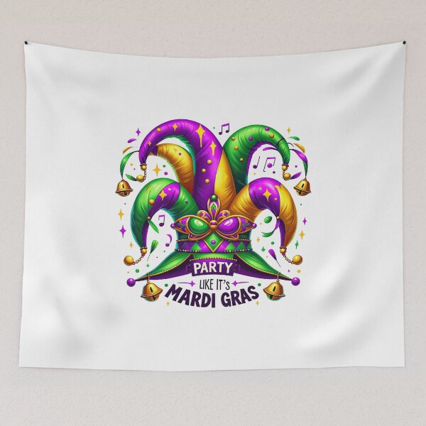 Item preview,  party like its Mardi Gras Tee: Revelry Unleashed designed and sold by MAPDDesigns.