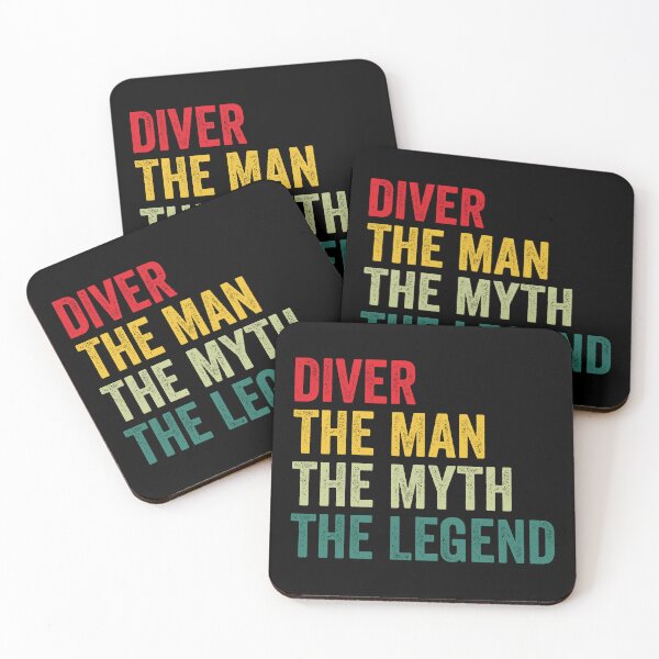 Item preview, Diver Mens Gift, Man Myth Diver Legend, Diver Fathers Day designed and sold by vzrnmichsudops.