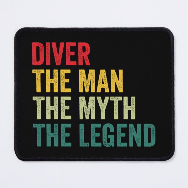 Item preview, Diver Mens Gift, Man Myth Diver Legend, Diver Fathers Day designed and sold by vzrnmichsudops.