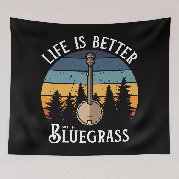 Item preview, Life is Better with Bluegrass (Banjo) designed and sold by Propeller Cap, LLC.