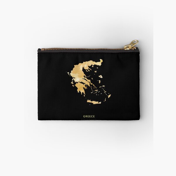 Item preview, Greece map in gold color designed and sold by Jerhus.
