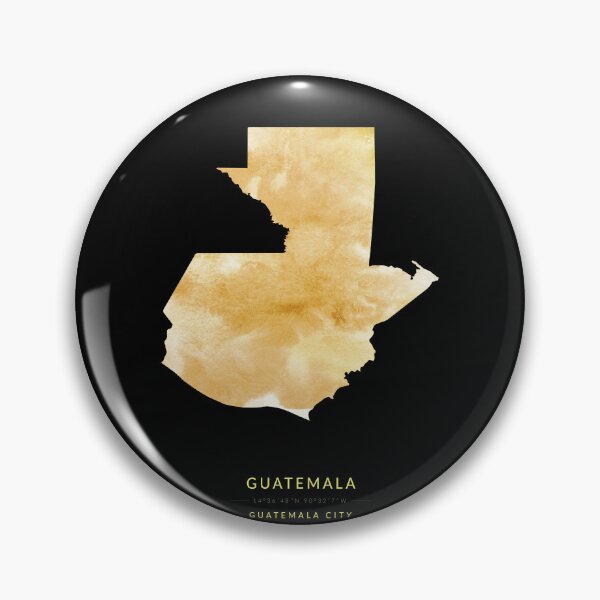 Item preview, Guatemala map in gold color designed and sold by Jerhus.