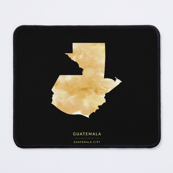 Item preview, Guatemala map in gold color designed and sold by Jerhus.