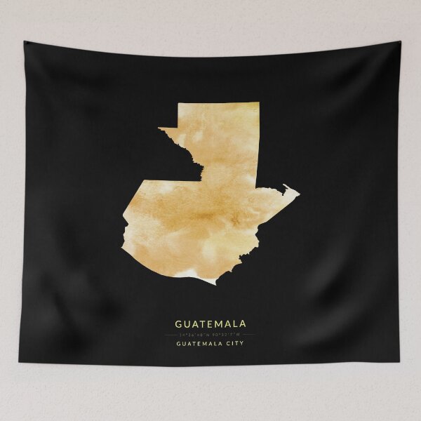 Item preview, Guatemala map in gold color designed and sold by Jerhus.