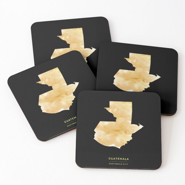 Item preview, Guatemala map in gold color designed and sold by Jerhus.