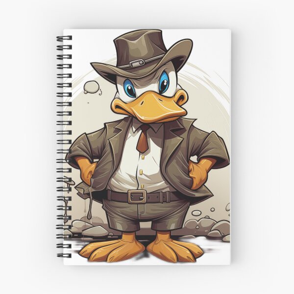 Item preview, "Befuddled Duck in Handcuffs: Whimsical Vector Graphic for a Hilarious Charm on White Background" designed and sold by Huycao211.
