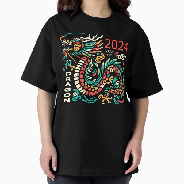 Item preview, Year Of The Dragon 2024 Chinese New Year designed and sold by CreepyCornerArt.