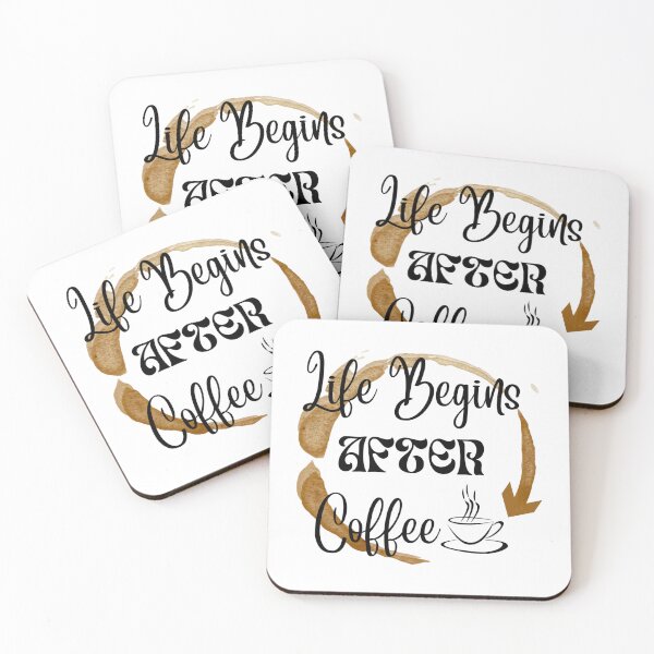 Item preview, Life Begins AFTER Coffee designed and sold by caFUNated.