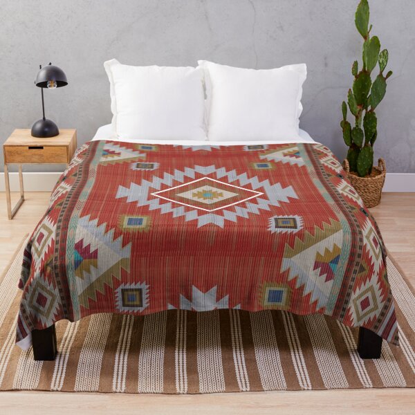 Item preview,   Navajo tribal vector seamless pattern. Native American ornament. Ethnic South Western decor style. Boho geometric ornament. Vector seamless pattern. Mexican blanket, rug. Woven carpet illustration designed and sold by SittipongDesign.