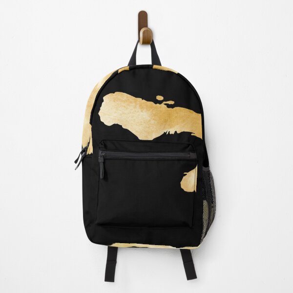 Item preview, Haiti map in gold color designed and sold by Jerhus.