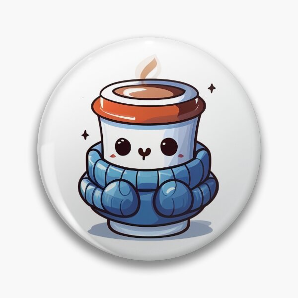 Item preview, Coffee cup wearing muffler designed and sold by Serene Madcap.