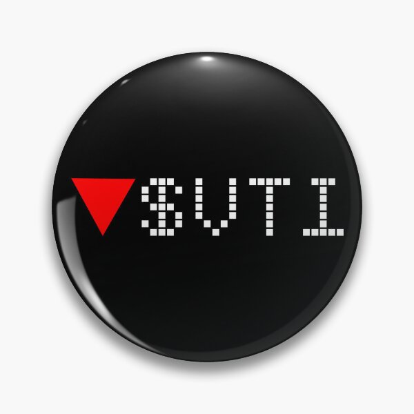 Item preview, Vanguard Total Stock Market Index Fund ETF - VTI - Stock Ticker Red White Font designed and sold by frankyou.