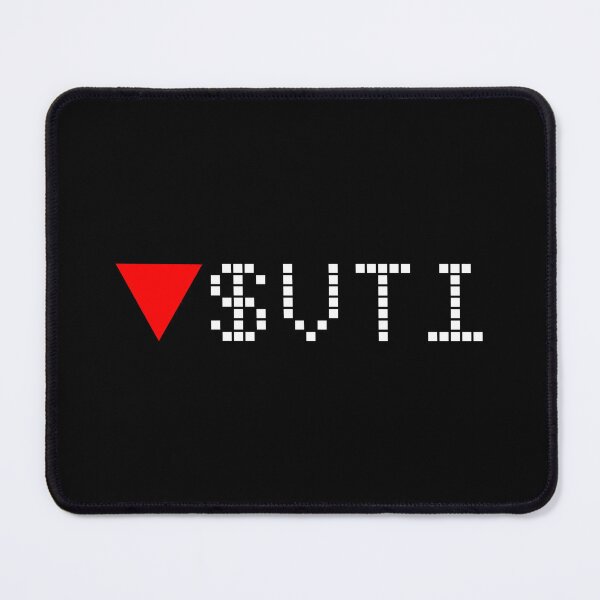 Item preview, Vanguard Total Stock Market Index Fund ETF - VTI - Stock Ticker Red White Font designed and sold by frankyou.