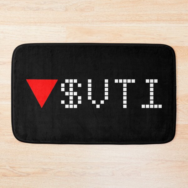 Item preview, Vanguard Total Stock Market Index Fund ETF - VTI - Stock Ticker Red White Font designed and sold by frankyou.