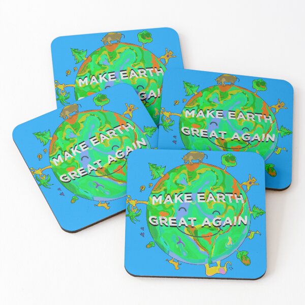 Item preview, Make Earth Great Again (solarized) designed and sold by MKE Rhine Maiden  •  Grumble Services, LLC..