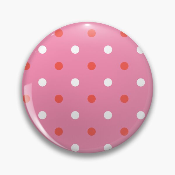 Item preview, Red and White Polka Dots on Pink Background Pattern designed and sold by Patternliss.