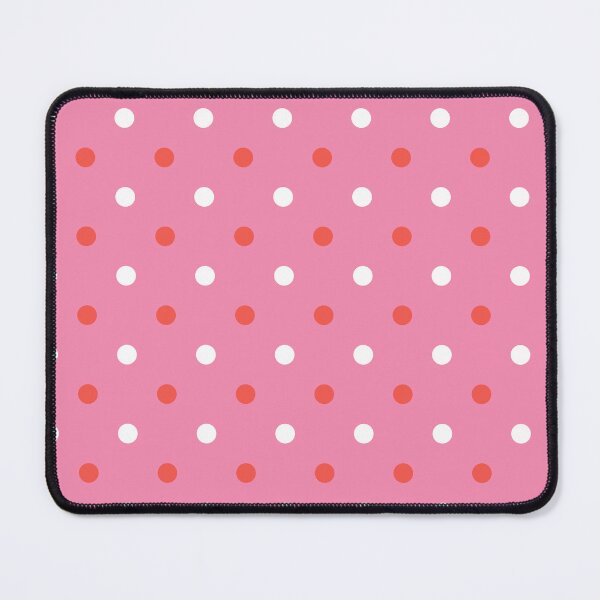 Item preview, Red and White Polka Dots on Pink Background Pattern designed and sold by Patternliss.