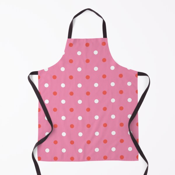 Item preview, Red and White Polka Dots on Pink Background Pattern designed and sold by Patternliss.