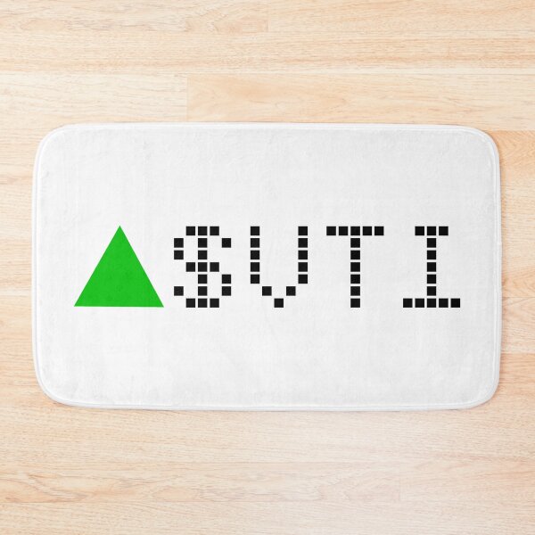 Item preview, Vanguard Total Stock Market Index Fund ETF - VTI - Stock Ticker Green Black Font designed and sold by frankyou.
