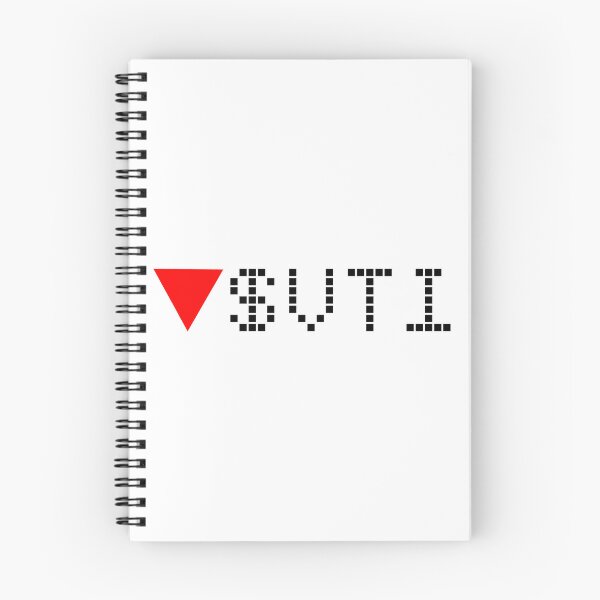 Item preview, Vanguard Total Stock Market Index Fund ETF - VTI - Stock Ticker Red Black Font designed and sold by frankyou.
