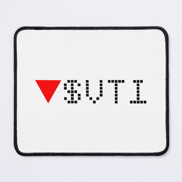 Item preview, Vanguard Total Stock Market Index Fund ETF - VTI - Stock Ticker Red Black Font designed and sold by frankyou.