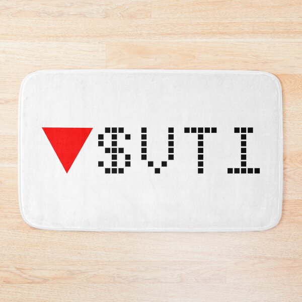 Item preview, Vanguard Total Stock Market Index Fund ETF - VTI - Stock Ticker Red Black Font designed and sold by frankyou.