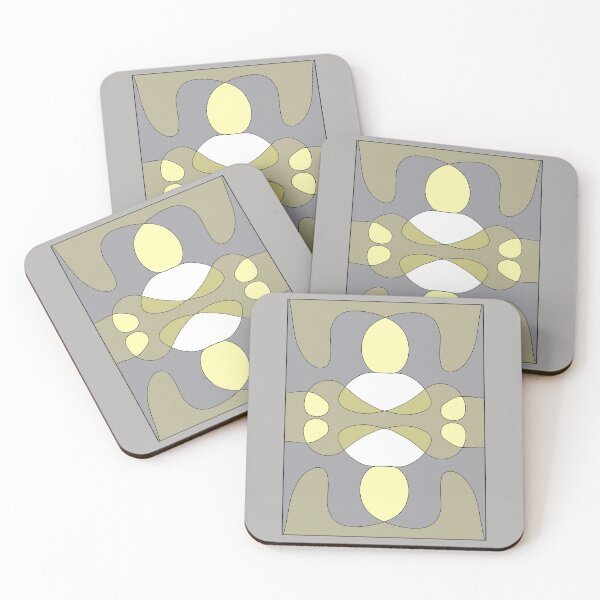 Item preview, patterns with gray and yellow tones designed and sold by azet-art.