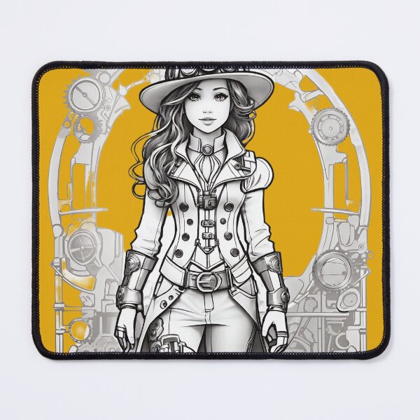Item preview, Steampunk Clockwork Elegance: Monochrome Majesty designed and sold by ArtComixHaven.