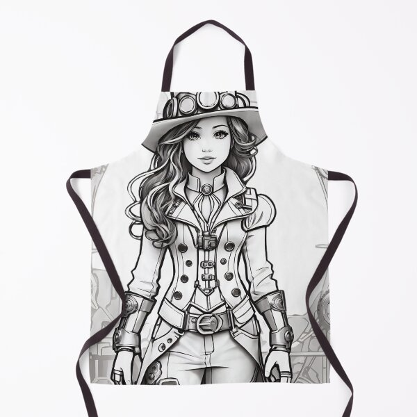 Item preview, Steampunk Clockwork Elegance: Monochrome Majesty designed and sold by ArtComixHaven.