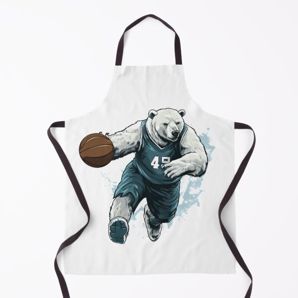 Item preview, polar bear basketball player designed and sold by javierparra.