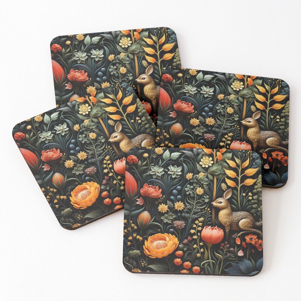 Item preview, Coasters (Set of 4) designed and sold by KuolemaSyndrome.
