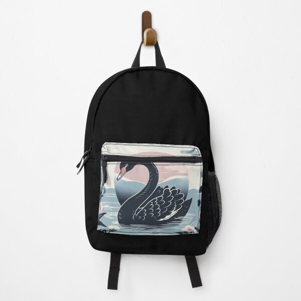 Item preview, Black swan japanese art style designed and sold by RubisLeaf.