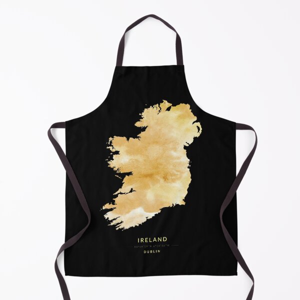Item preview, Ireland map in gold color designed and sold by Jerhus.