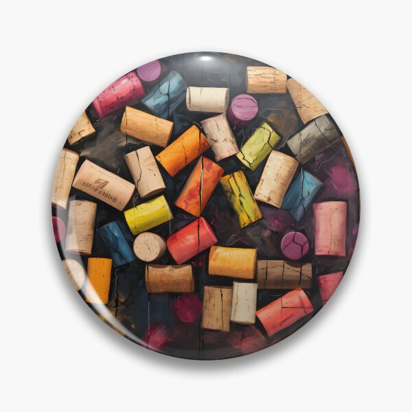 Item preview, Corkscape Abstract Symphony- A Surreal Celebration in Eclectic Chalkboard Colors designed and sold by OlfactoART Studio.