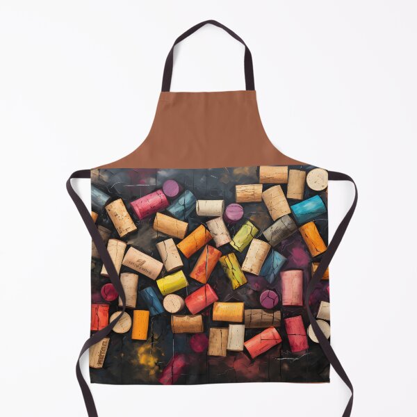 Item preview, Corkscape Abstract Symphony- A Surreal Celebration in Eclectic Chalkboard Colors designed and sold by OlfactoART Studio.