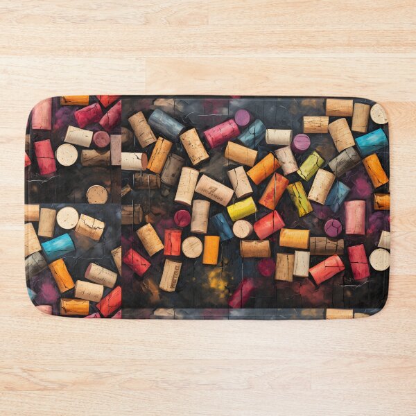 Item preview, Corkscape Abstract Symphony- A Surreal Celebration in Eclectic Chalkboard Colors designed and sold by OlfactoART Studio.
