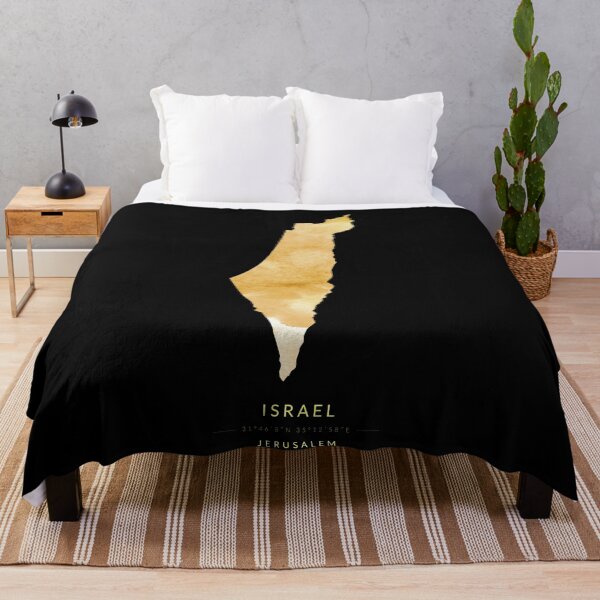 Item preview, Israel map in gold color designed and sold by Jerhus.