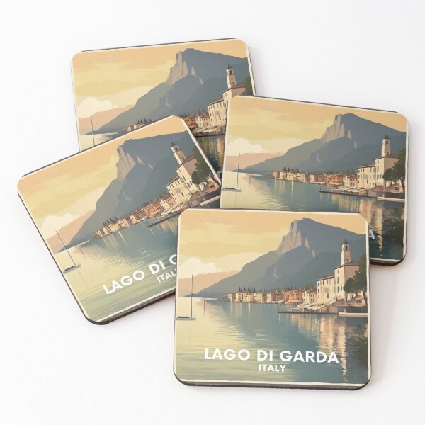 Item preview, Vintage Poster Lake Garda Italy designed and sold by KarakitAI.