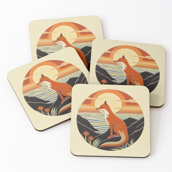 Item preview, Red Fox at Sunset  designed and sold by Woop Woop .