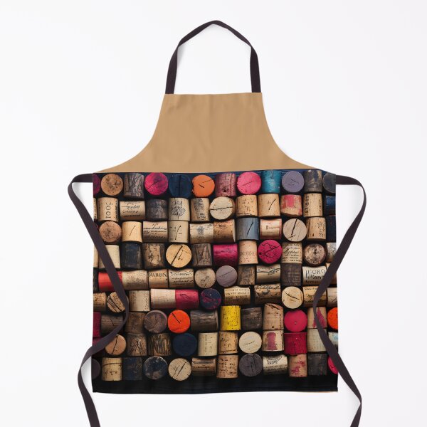 Item preview, Vintage Chalkboard Reverie- Eclectic Abstract Expressionism with Wine Corks designed and sold by OlfactoART Studio.