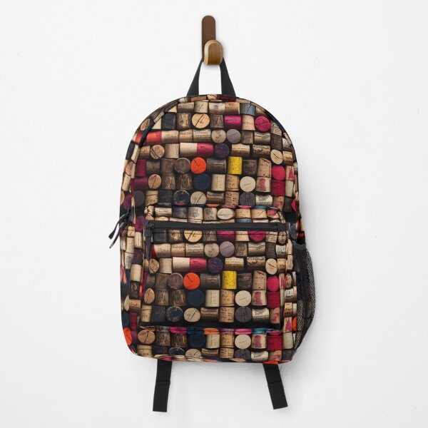 Item preview, Vintage Chalkboard Reverie- Eclectic Abstract Expressionism with Wine Corks designed and sold by OlfactoART Studio.