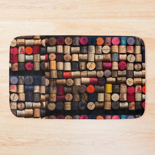 Item preview, Vintage Chalkboard Reverie- Eclectic Abstract Expressionism with Wine Corks designed and sold by OlfactoART Studio.