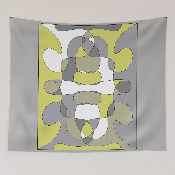Item preview, patterns with gray and yellow tones designed and sold by azet-art.