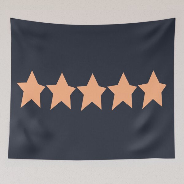 Item preview, Peach Fuzz Five Star Graphic designed and sold by ellenhenry.